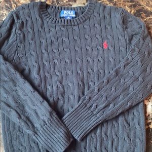 Ralph Lauren navy sweater size M 10/12